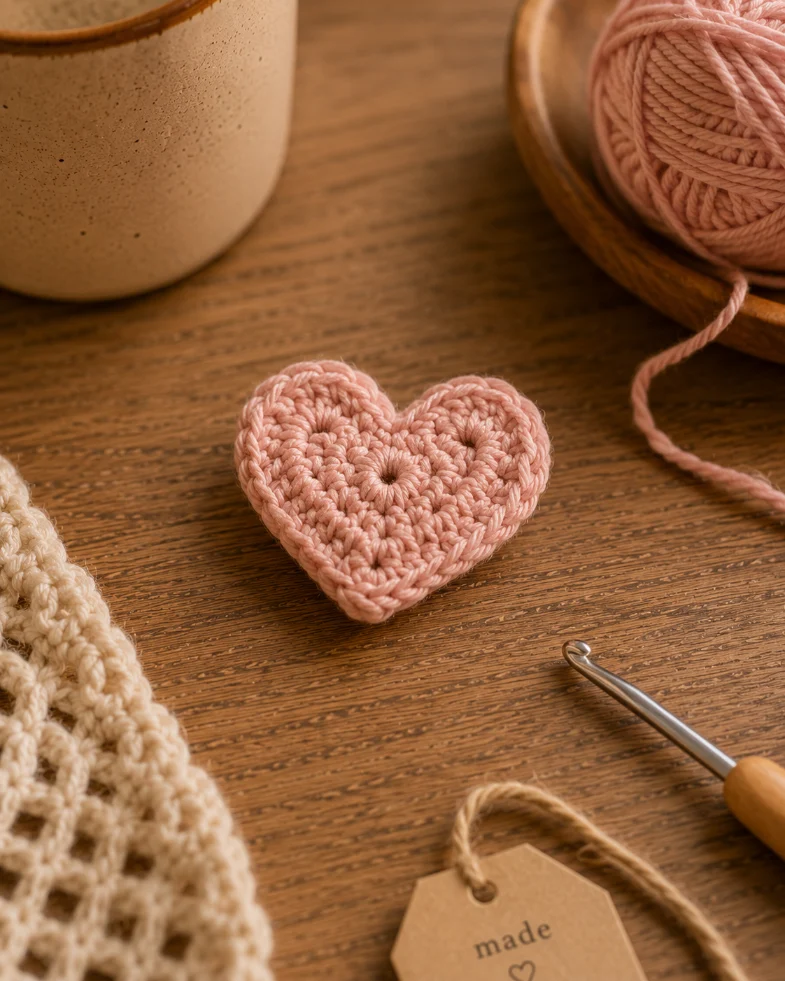 Best Small Crochet Projects for Beginners 3 small crochet heart pattern for beginners