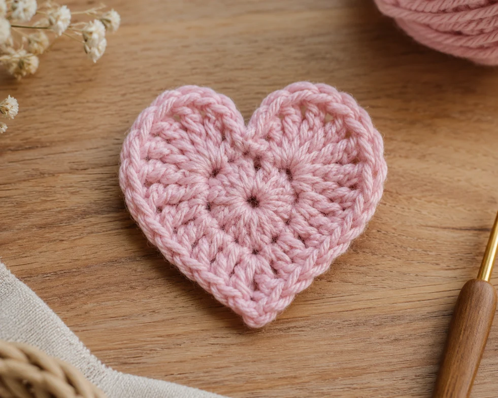 Easy Small Crochet Heart Pattern for Beginners 3 Easy Small Crochet Heart Pattern for Beginners