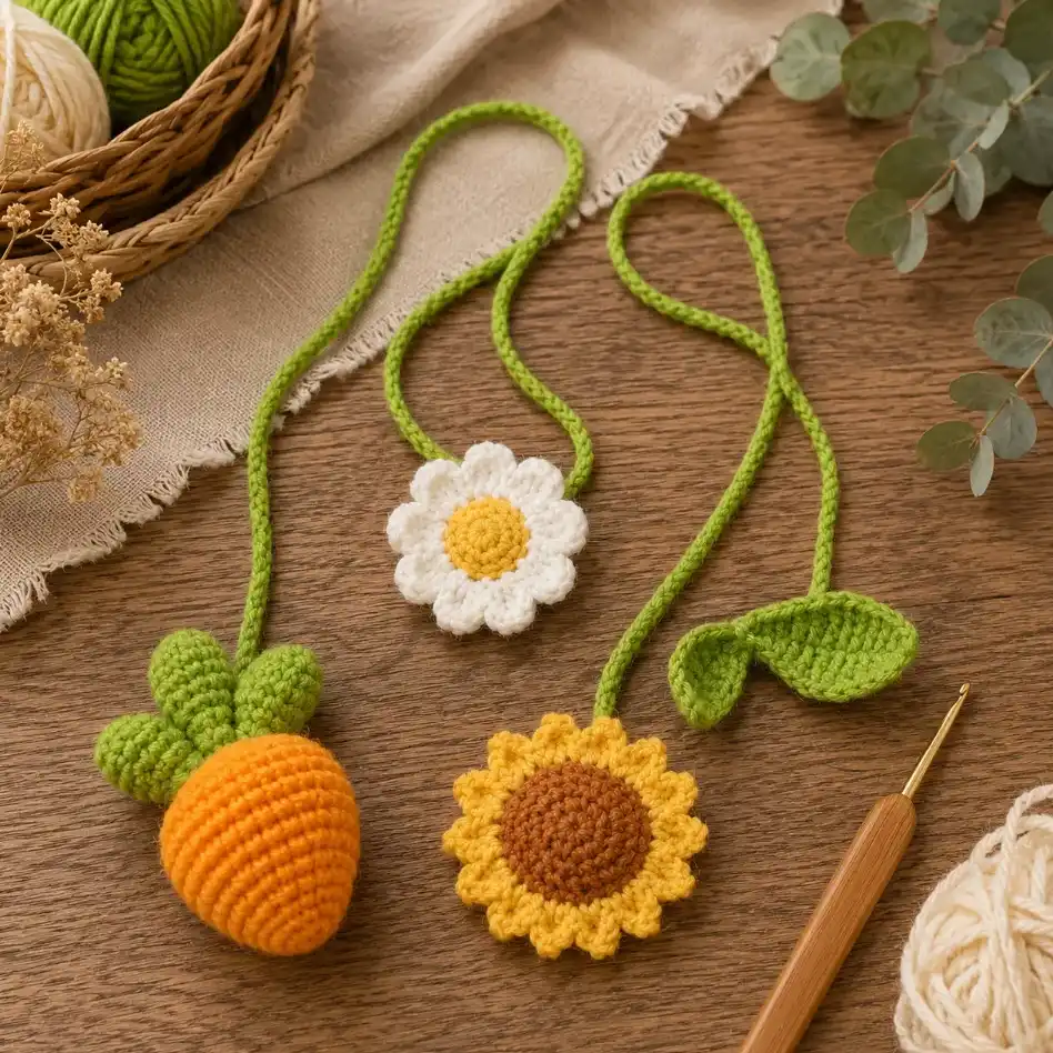 Crochet Flower Bookmark Pattern: A Charming Small Gift for Every Book Lover 2 Adorable Crochet Flower Bookmark Your Book Club Will Steal
