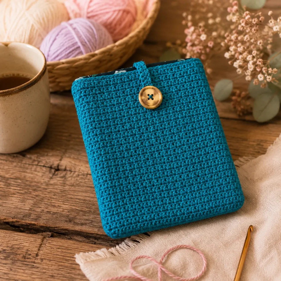 Crochet Kindle Sleeve Pattern for Beginners (So Easy!) 3 Crochet Kindle Sleeve Pattern for Beginners (So Easy!)